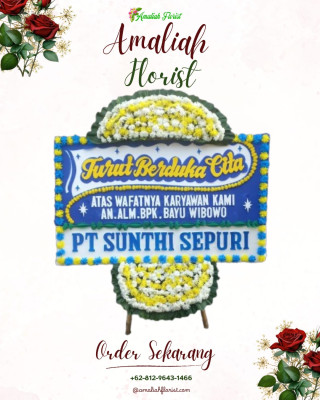 Papan Bunga Duka di Kakaskasen