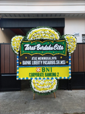 Papan Bunga Duka di Kakaskasen