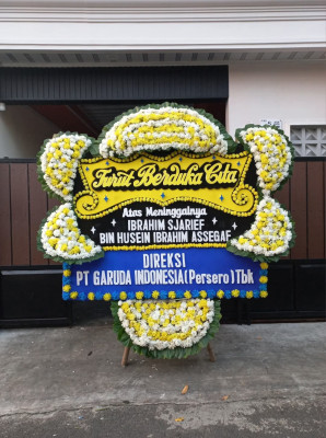 Papan Bunga Duka di Kakaskasen