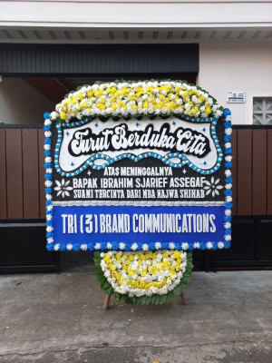 Papan Bunga Duka di Kakaskasen